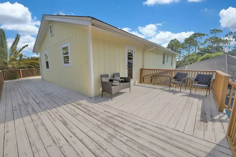Pet-Friendly Bay View Home w/ Screened Pool Near Lighthouse