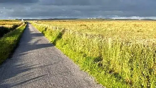 Facing West