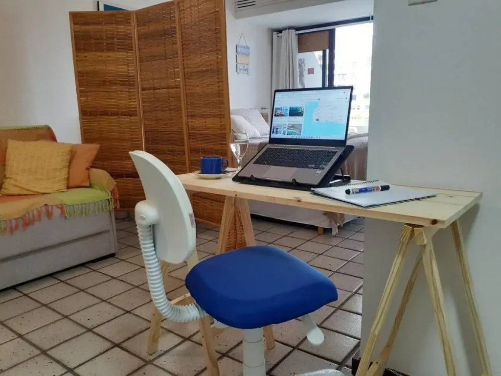 Studio charmoso férias e trabalho