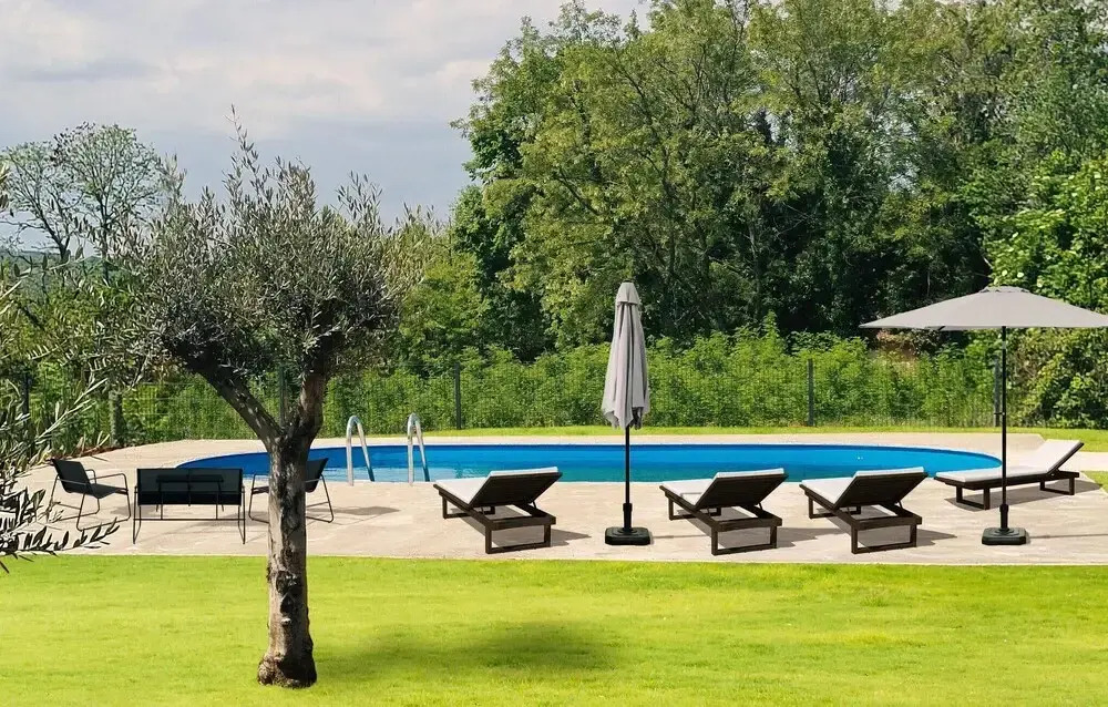 Stunning Home in Nedescina With Outdoor Swimming Pool, Wifi and 2 Bedrooms