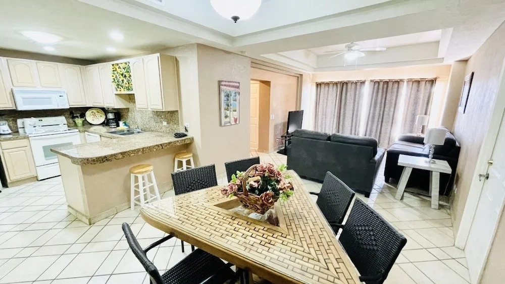 Spectacular 2 Bedroom Condo on Sandy Beach at Las Palmas Resort B-104 2 Condo by RedAwning