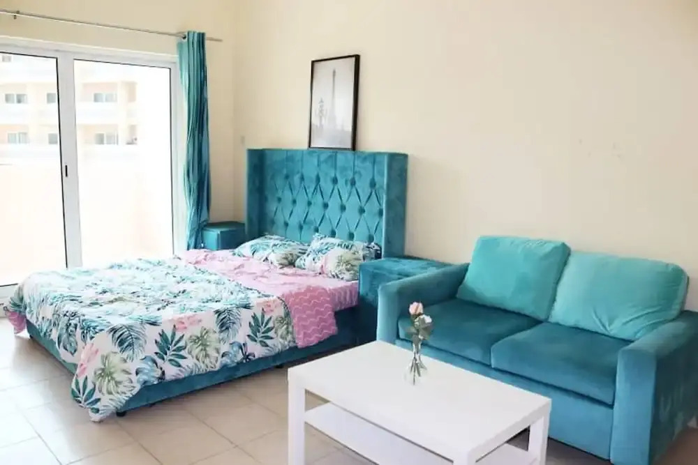 Lovely Family Friendly Furnished Studio With Balcony and Pool