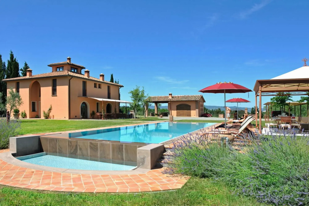Villa with private pool between Pisa and Volterra-Villa Montelopio