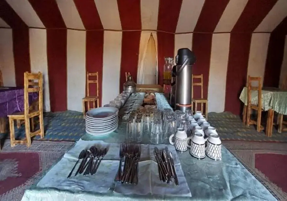 Family desert camp