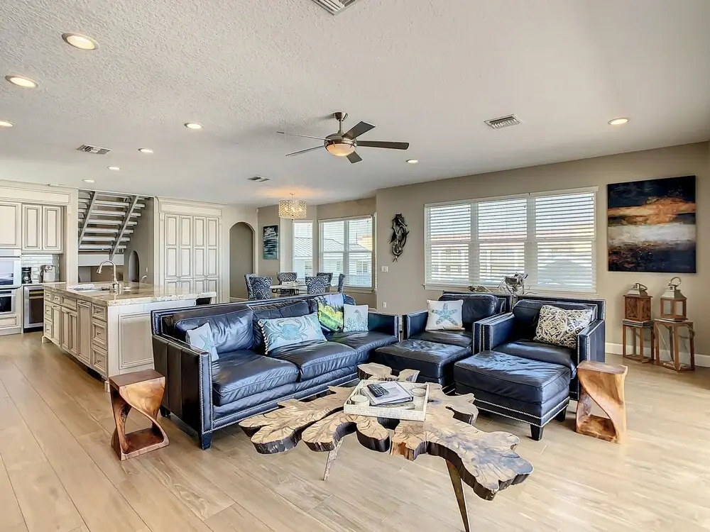 Hip Nautic Luxury Beachfront Beach Home With Pool - Car Free Beach - 4071h