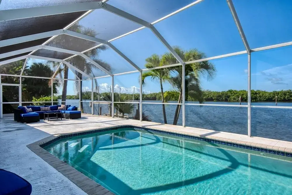 Water Front Private Pool Spa Home With Boat Docking Available 4 Bedroom Home by RedAwning