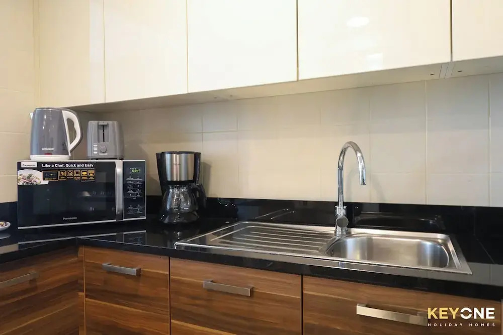 Sophisticated One Bedroom with full Marina View