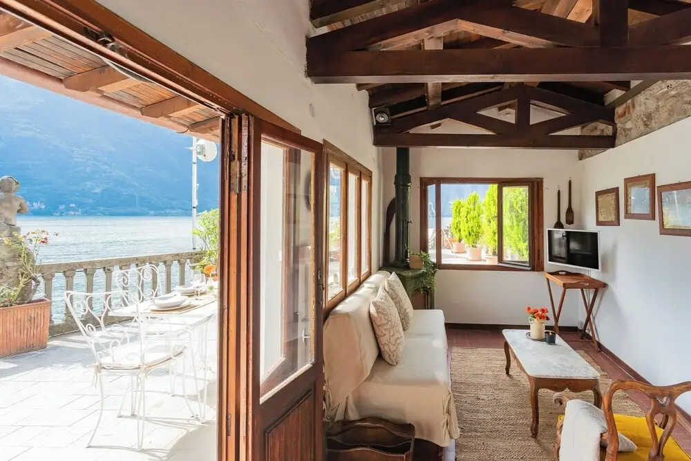 Terrace on Orrido di Nesso Waterfall by Rent all Como