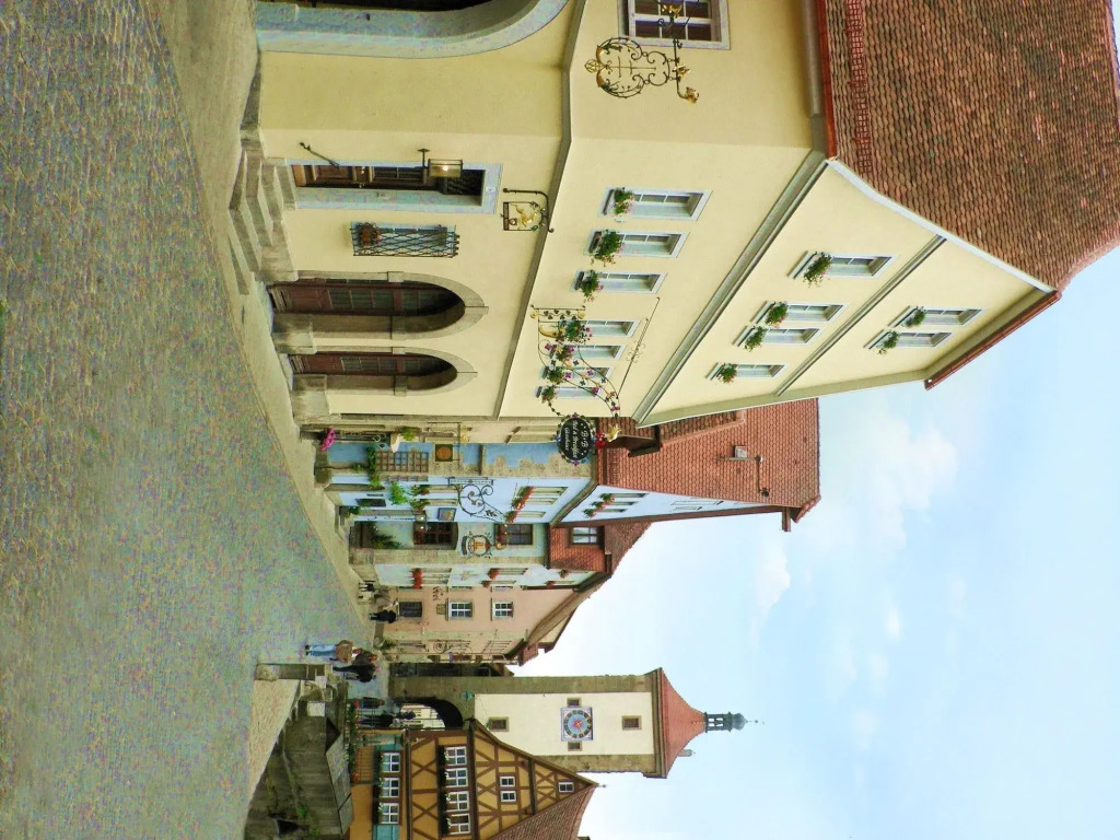 Historik Hotel Goldener Hirsch Rothenburg