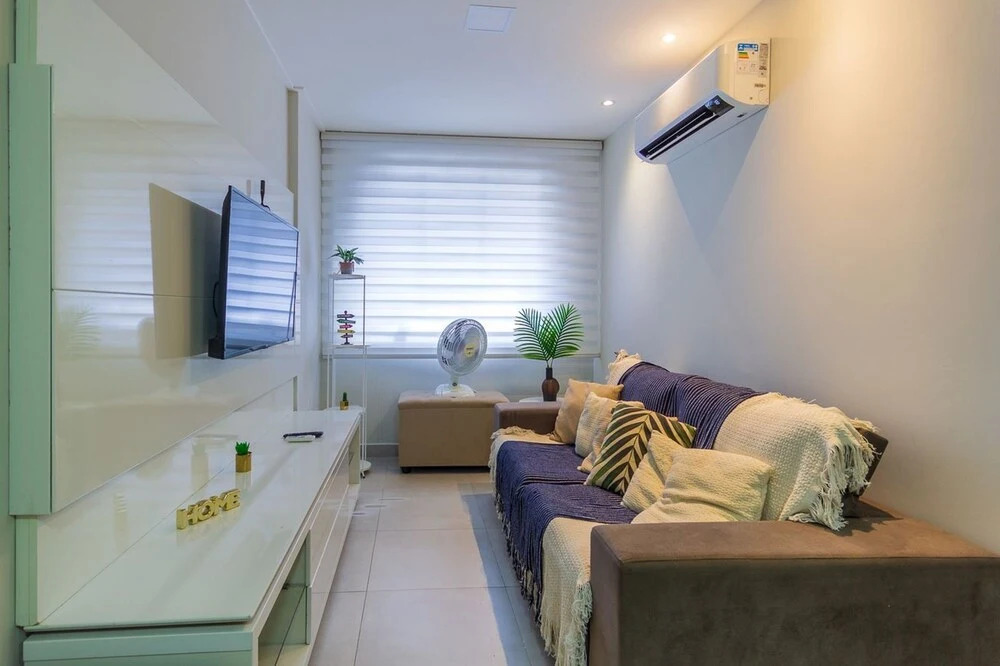 Apto c Garagem 400m da Praia dos Sete Coqueiros