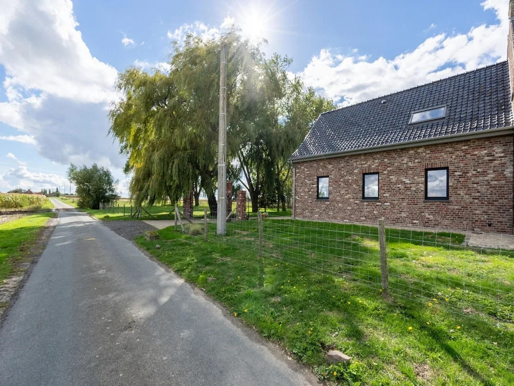 Spacious Holiday Home With Pond in Poperinge