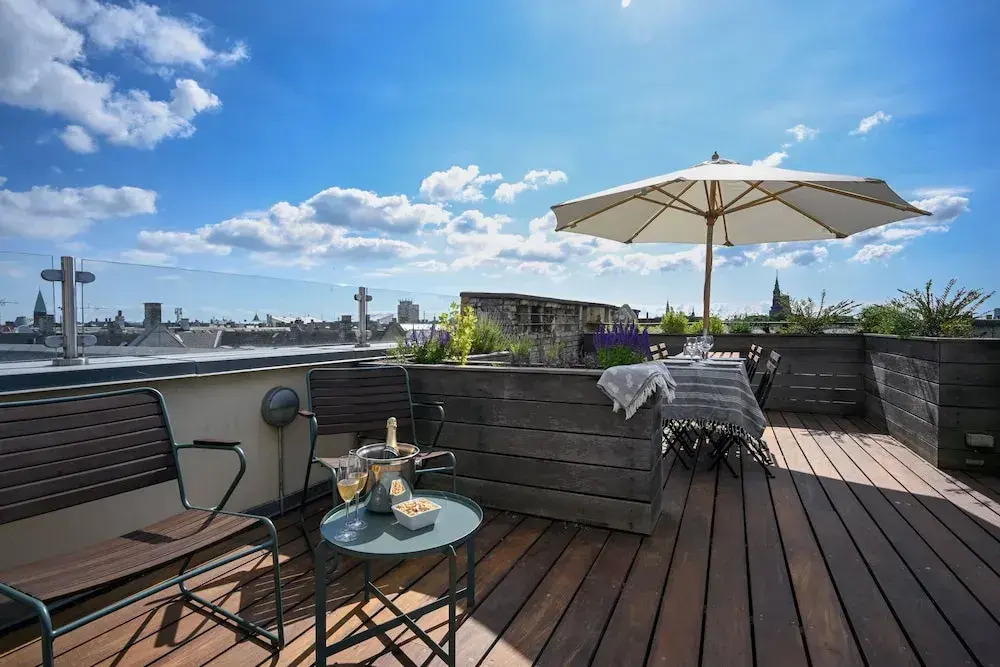 Spacious 3-bedroom Apartment With a Rooftop Terrace in the Center of Copenhagen