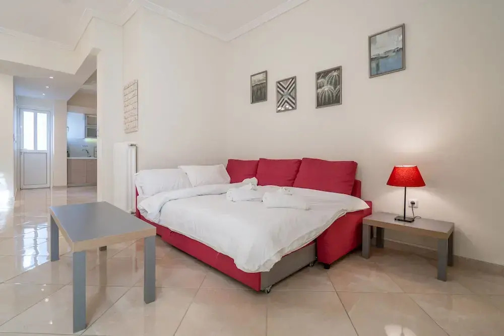 Fotomara sunny and colourful apartment with view