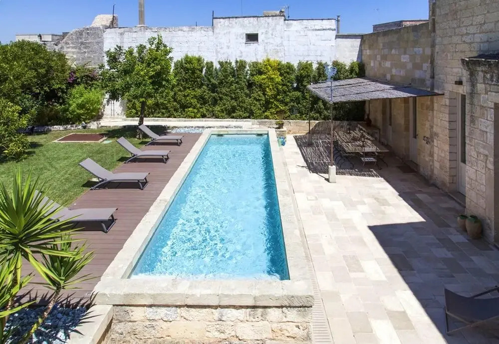Villa With 5 Bedrooms in Giuggianello, With Private Pool, Furnished Terrace and Wifi Near the Beach