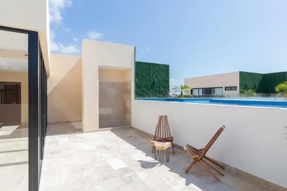 Excellent Modern Apartment in Aldea Zama Movie Theater Rooftop Pool Close to the Beach
