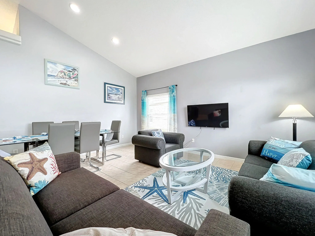 Beach Theme Vacation Pool Spa Home Mins to Disney