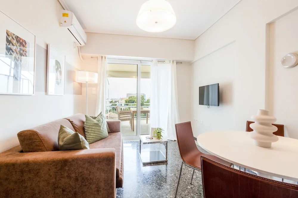 Beachfront 2-bedroom Stay in Voula