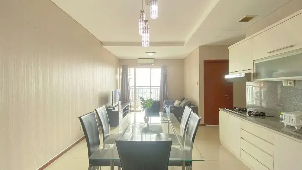 Spacious And Good 3Br At Thamrin Residence Apartment