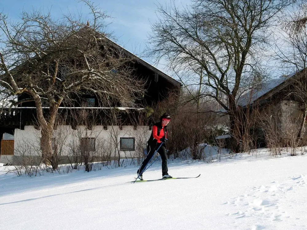 Ferienhaus in Bayern mit Waldblick