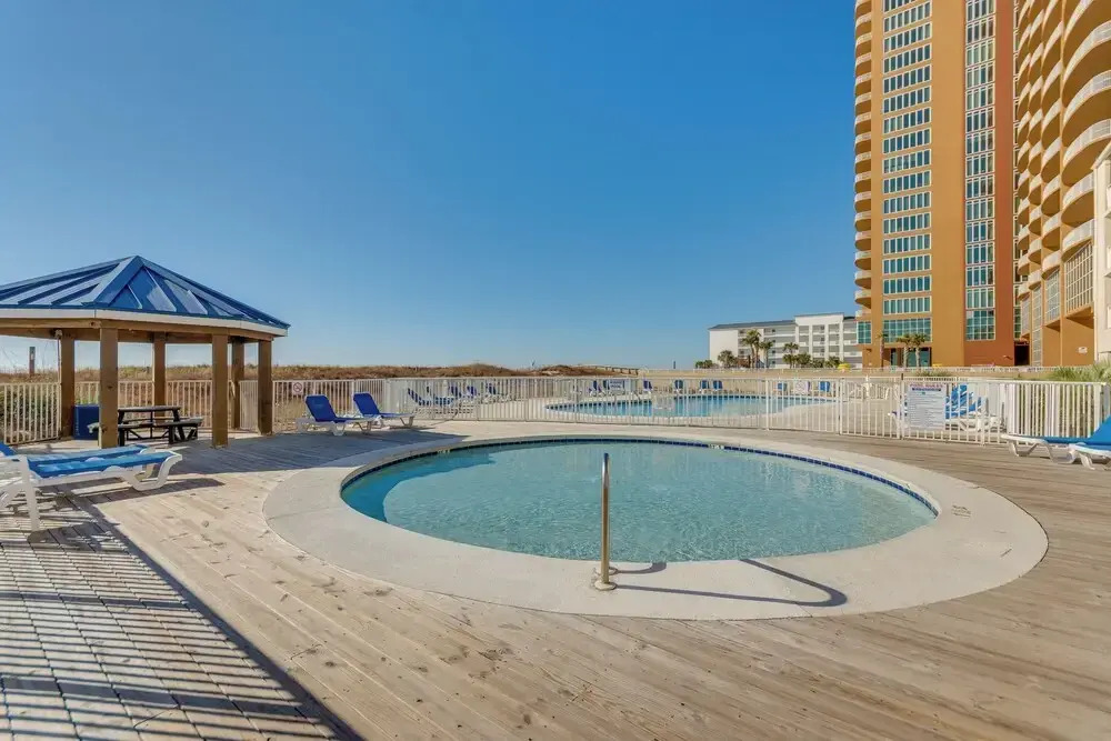 Access to 4 Pools: Oceanfront Orange Beach Condo
