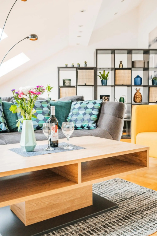 Penthouse apartment - Sauna - Terrasse - Kamin - AC