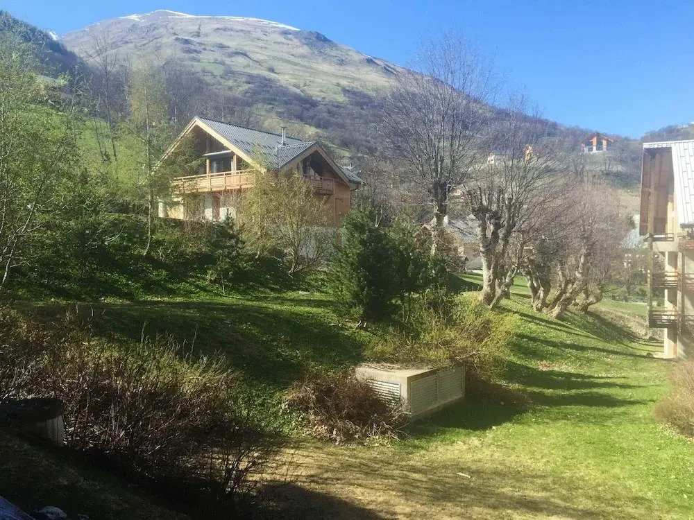 Studio In Valloire With Wonderful Mountain View Furnished Balcony And Wifi 1 Km From The Slopes