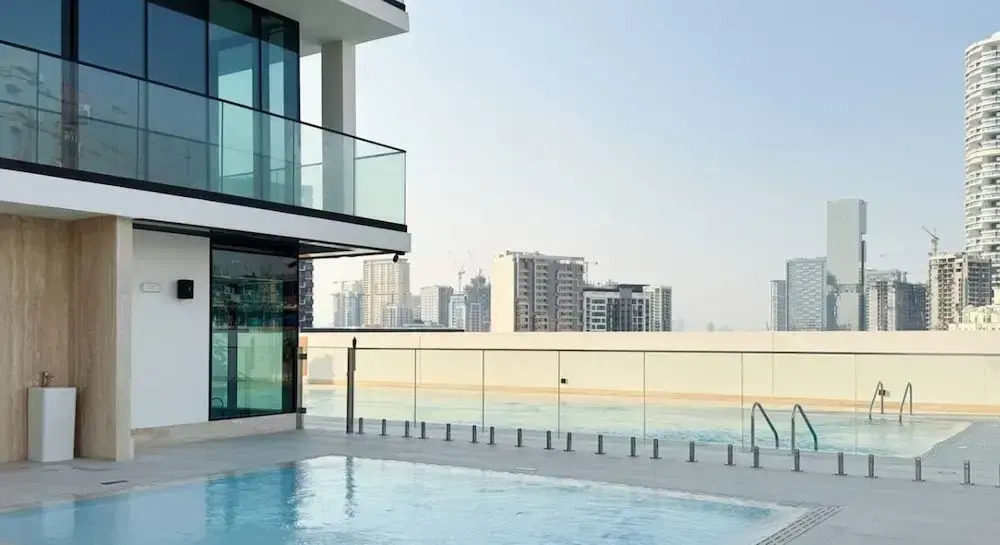 Modern 2BR w Balcony in JVC nr Dubai Sports City