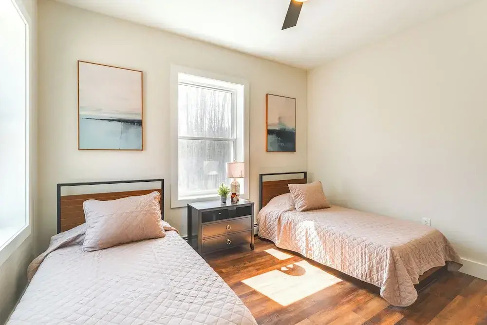 Walk to Beach & Sebago Lake: Luxe Family Getaway!