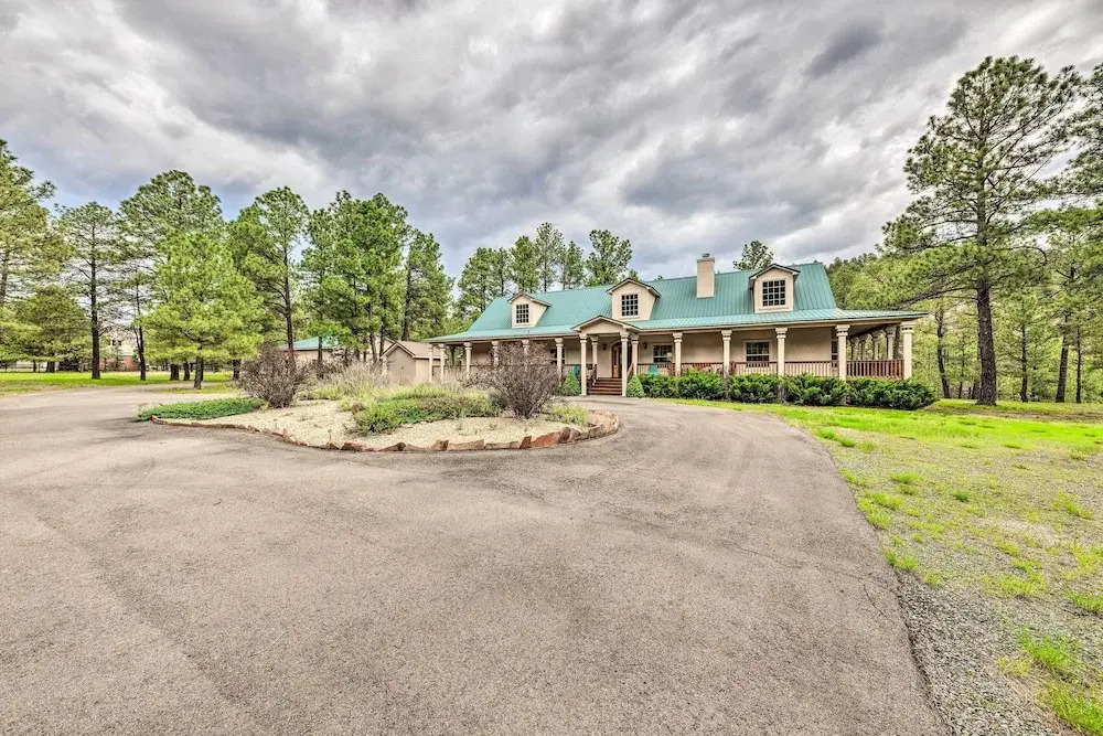 Spacious Ruidoso Retreat on 6 Gated Acres!