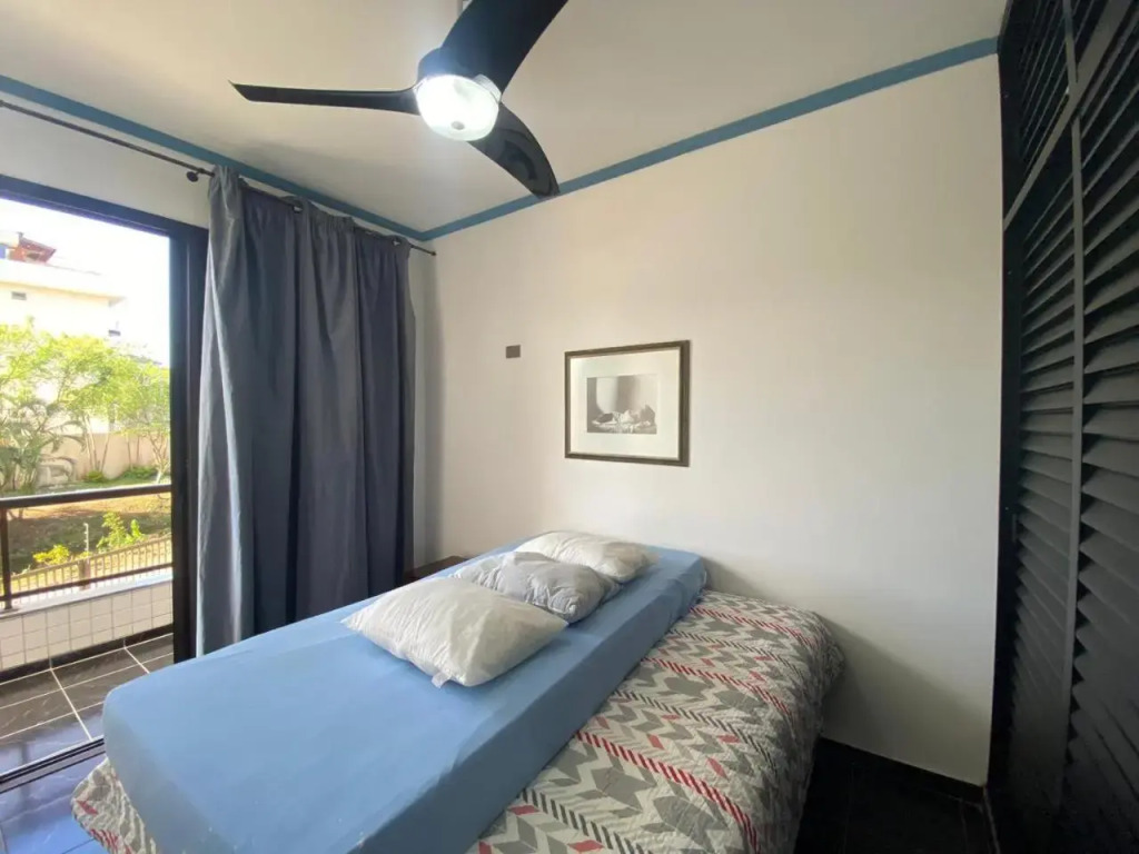Apartamento na praia grande 350 m da praia ATE 08 PES
