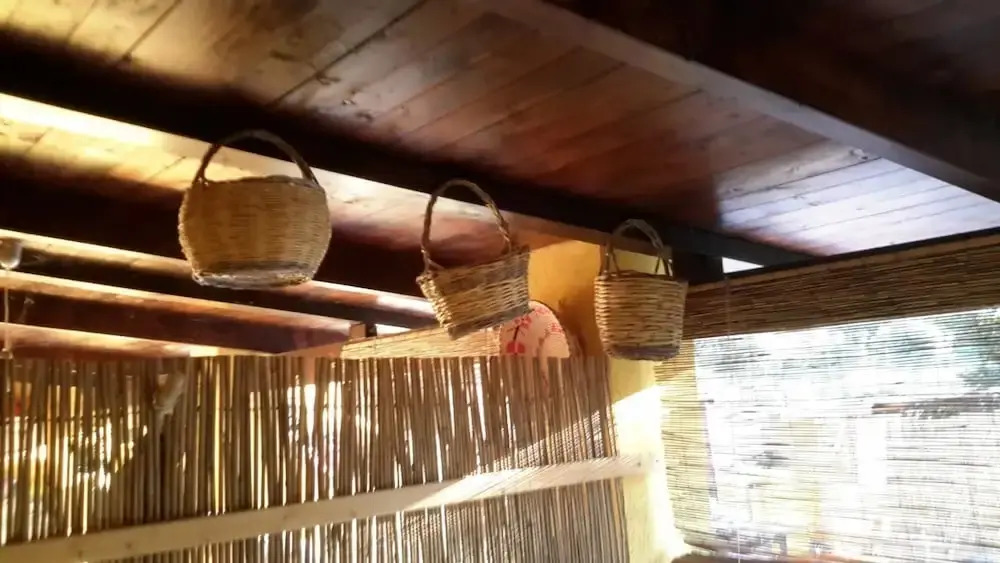 casa di campagna dal pozzo
