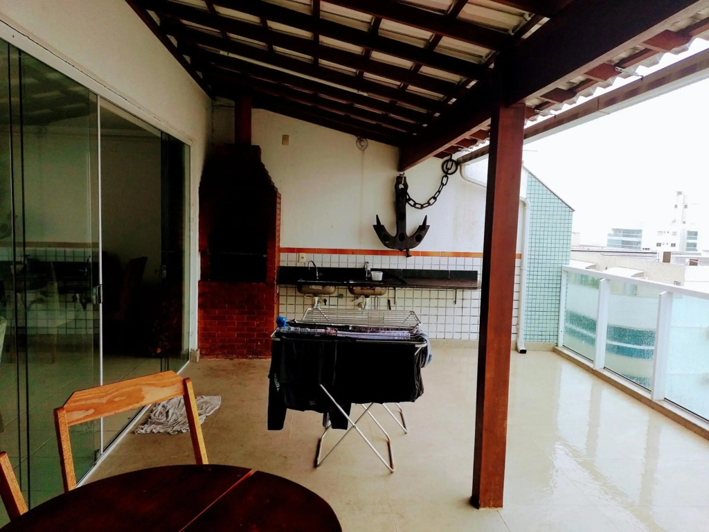 Cobertura c/ vista para o mar e montanhas, churrasqueira, 4 quartos 2 Vg garagem