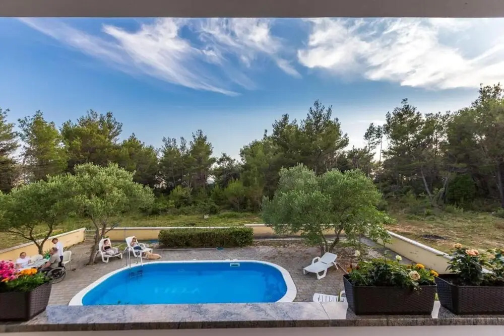Apartment With 2 Bedrooms in Kožino, With Shared Pool, Furnished Balcony and Wifi - 800 m From the Beach