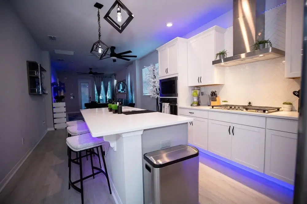 Brand New Modern Pet Friendly Zen Home W/ Private Home Theater & Hot Tub! 2 Bedroom Home by RedAwning