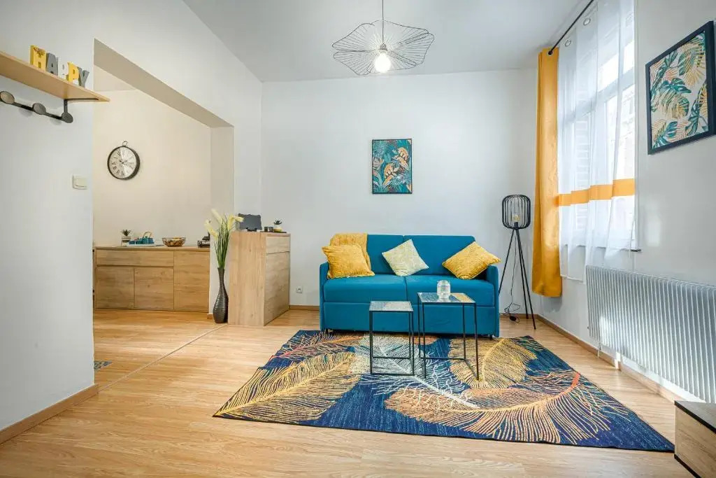 Studio spacieux, sublime et cosy avec patio au centre de Valenciennes - wifi