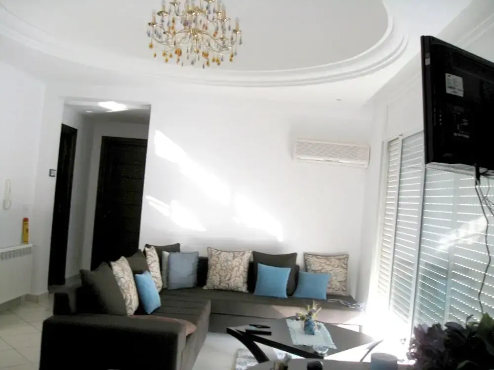 Apartment With 2 Bedrooms in Hammamet, With Wonderful sea View, Pool A