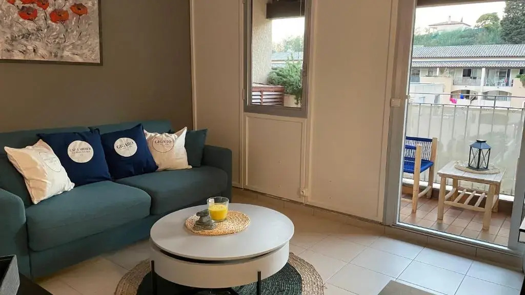 Appartement les 3 caps avec piscine et vue mer