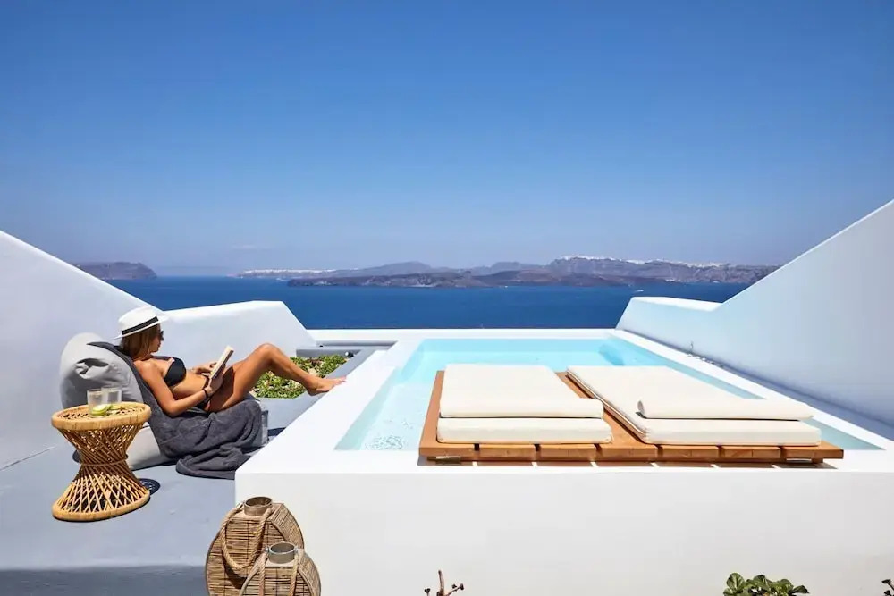 Phos the Boutique - Luxury Villas Suites Santorini Honeymoon Suite With Heated Infinity Pool - Caldera Sea View
