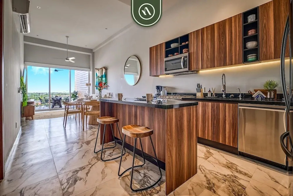 2BR Penthouse in Nuevo Vallarta - Terrace - Pool