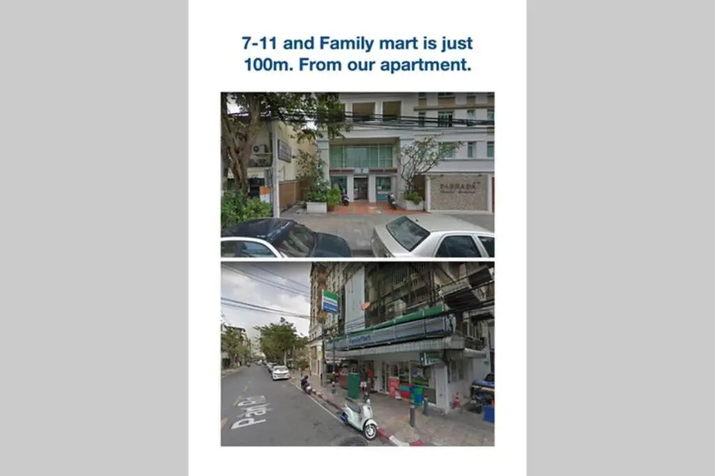P2 Silom Large 2beds full kitchen WIFI 4-6pax