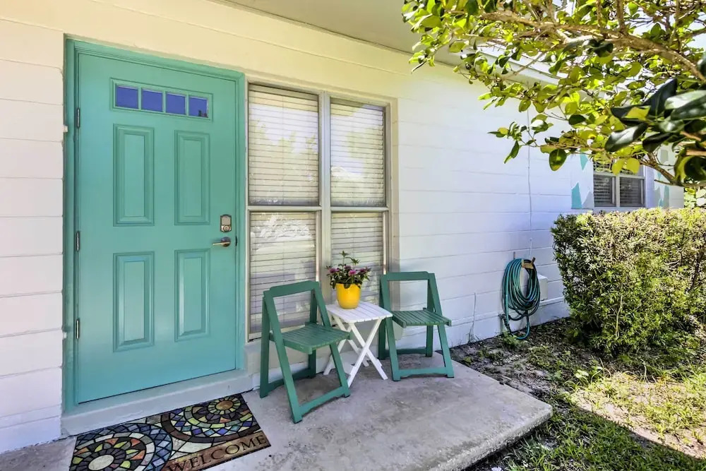 New Smyrna Beach Abode w/ Fire Pit, Walk to Beach!