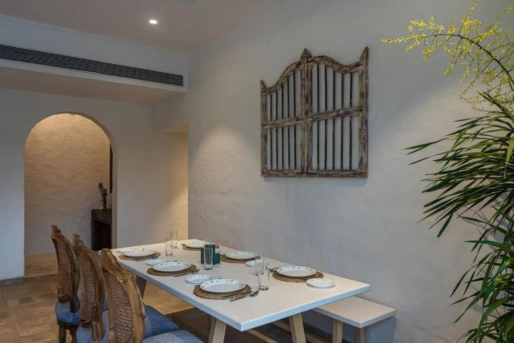 SaffronStays Kairos Athena, Karjat - Greek style pool villa near Camp Max