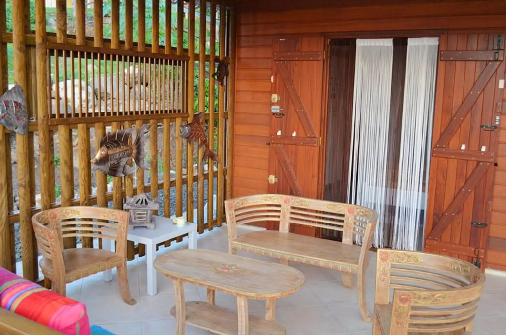Villa de 2 chambres avec vue sur la mer piscine privee et jardin clos a Deshaies