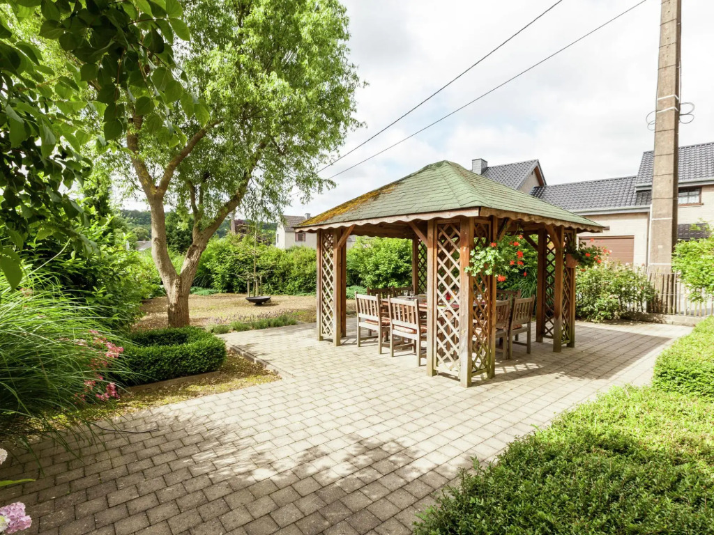 Authentic village house with romantic garden and wooden gazebo.