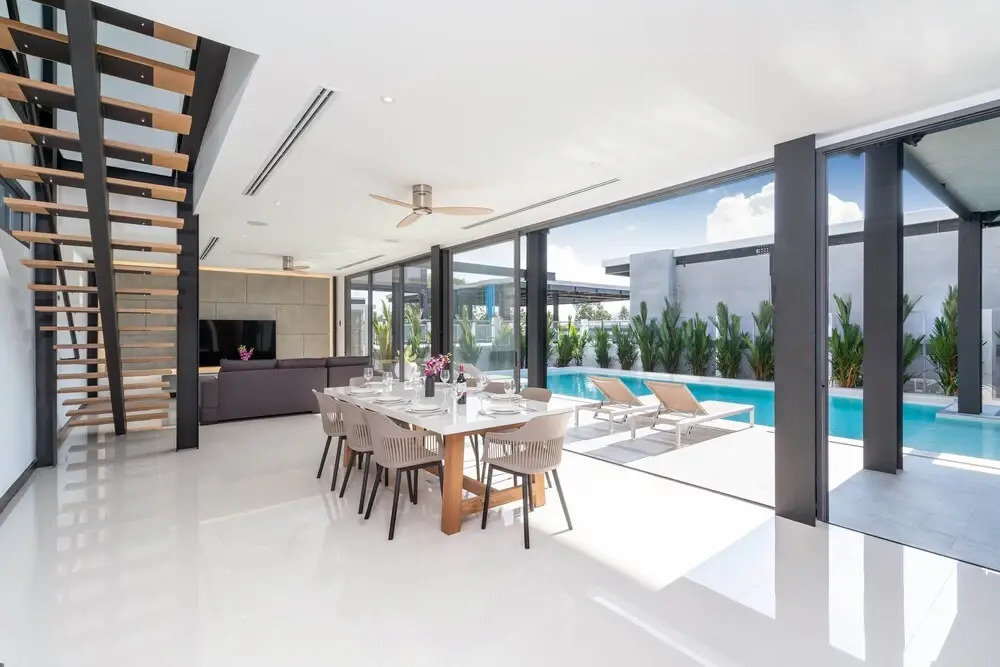 Trendy Modern Pool Villa Sunset Garden 4