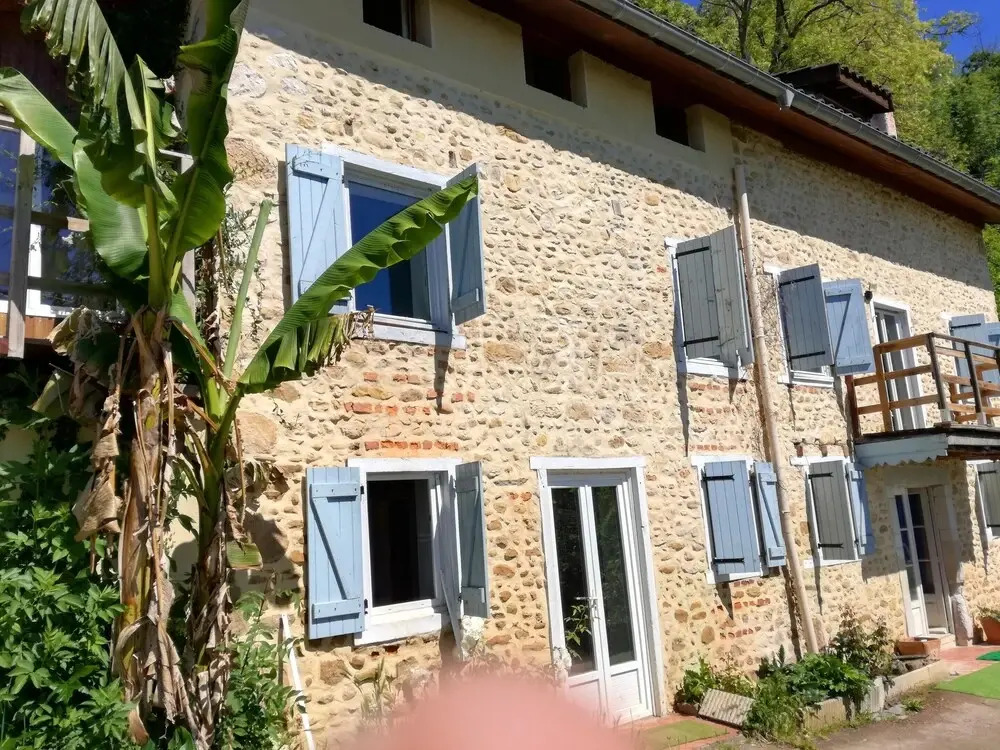 House With 2 Bedrooms in Gan, With Wonderful Mountain View, Furnished Garden and Wifi - 45 km From the Slopes