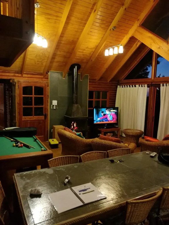 lodge con piscina privada, parcela de campo