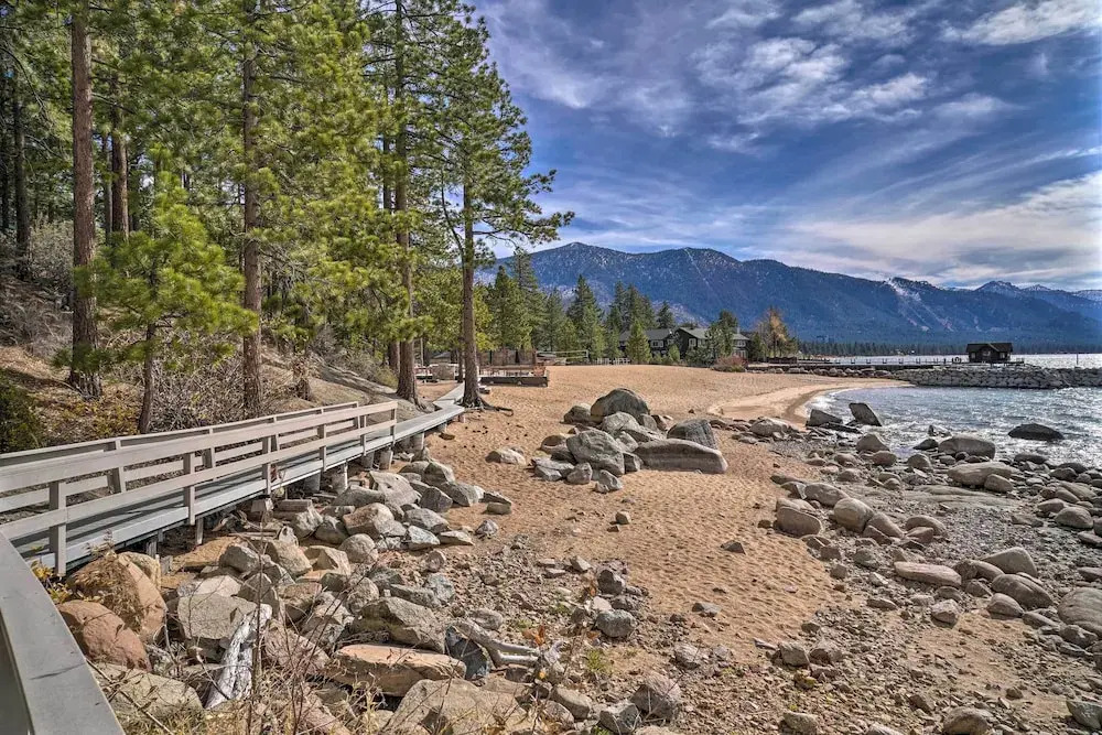Deck & Beach Access: Lake Tahoe Shoreside Retreat!