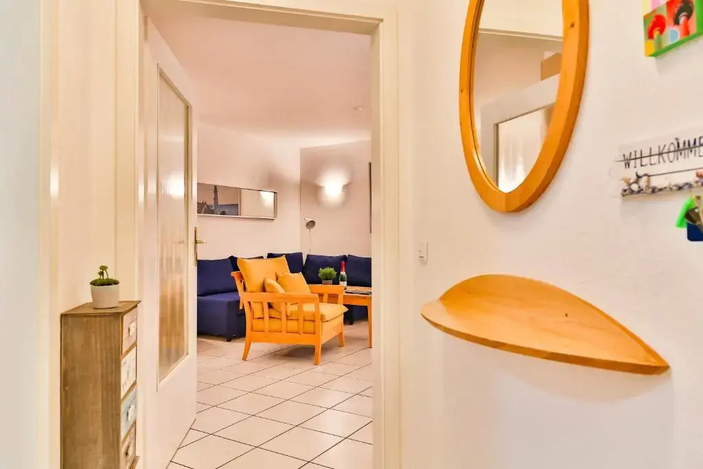 Apartment Ostseerose ein Strandkorb ist im Sommer inclusive