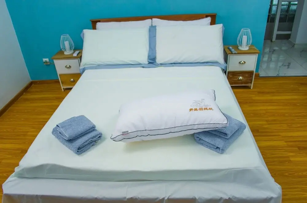 Room-the Blue Room is an Accent of Moder
